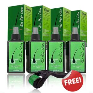 Neo Hair Lotion – 4 Pack with FREE Derma Roller